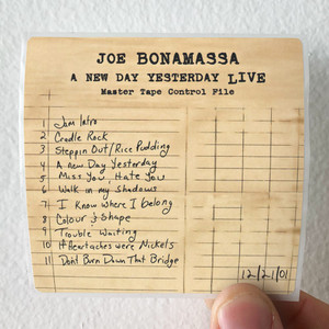 Joe Bonamassa A New Day Yesterday Live Album Cover Sticker Joe Bonamassa A New Day Yesterday Live Album Cover Sticker