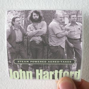 John Hartford Steam Powered Aereo Takes Album Cover Sticker