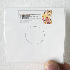 Junior Boys In The Morning Album Cover Sticker Junior Boys In The Morning Album Cover Sticker