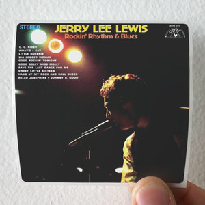 Jerry Lee Lewis Rockin Rhythm Blues Album Cover Sticker