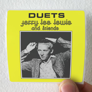 Jerry Lee Lewis Duets Jerry Lee Lewis And Friends Album Cover Sticker
