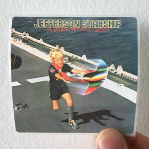 Jefferson Starship Freedom At Point Zero Album Cover Sticker Jefferson Starship Freedom At Point Zero Album Cover Sticker