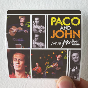 John McLaughlin Paco And John Live At Montreux 1987 Album Cover Sticker