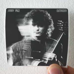 Jimmy Page Outrider Album Cover Sticker Jimmy Page Outrider Album Cover Sticker