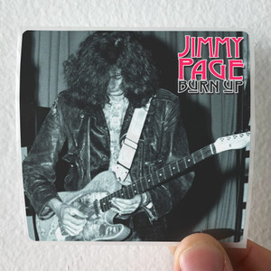 Jimmy Page Burn Up Album Cover Sticker Jimmy Page Burn Up Album Cover Sticker