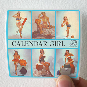Julie London Calendar Girl Album Cover Sticker