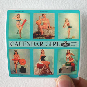 Julie London Calendar Girl 1 Album Cover Sticker