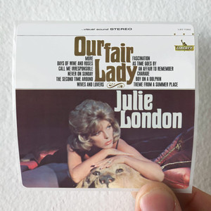 Julie London Our Fair Lady Album Cover Sticker
