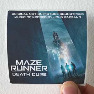 John Paesano Maze Runner The Death Cure Album Cover Sticker