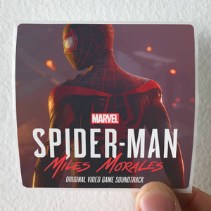 John Paesano Marvels Spider Man Miles Morales Original Video Game Soundtr Album Cover Sticker John Paesano Marvels Spider Man Miles Morales Original Video Game Soundtr Album Cover Sticker