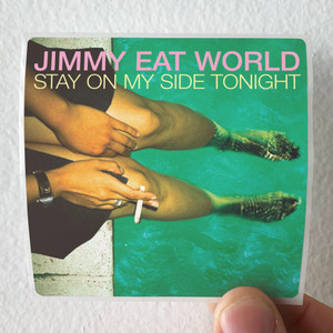 Jimmy Eat World Stay On My Side Tonight Album Cover Sticker Jimmy Eat World Stay On My Side Tonight Album Cover Sticker