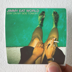 Jimmy Eat World Stay On My Side Tonight 1 Album Cover Sticker Jimmy Eat World Stay On My Side Tonight 1 Album Cover Sticker