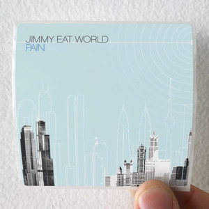 Jimmy Eat World Pain Album Cover Sticker Jimmy Eat World Pain Album Cover Sticker