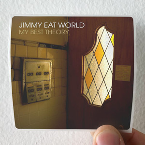 Jimmy Eat World My Best Theory Album Cover Sticker Jimmy Eat World My Best Theory Album Cover Sticker
