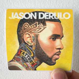 Jason Derulo Tattoos 1 Album Cover Sticker Jason Derulo Tattoos 1 Album Cover Sticker