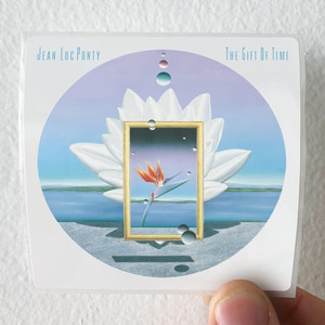Jean-Luc Ponty The Gift Of Time Album Cover Sticker Jean-Luc Ponty The Gift Of Time Album Cover Sticker