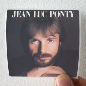 Jean-Luc Ponty Individual Choice Album Cover Sticker