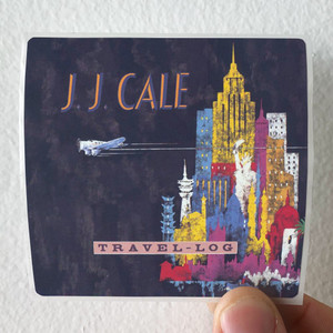 JJ Cale Travel Log Album Cover Sticker JJ Cale Travel Log Album Cover Sticker