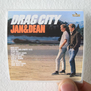 Jan and Dean Drag City Album Cover Sticker