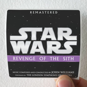 John Williams Star Wars Episode Iii Revenge Of The Sith Album Cover Sticker