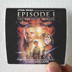 John Williams Star Wars Episode I The Phantom Menace Album Cover Sticker