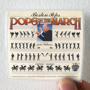 John Williams Pops On The March Album Cover Sticker
