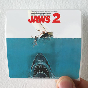 John Williams Jaws 2 1 Album Cover Sticker John Williams Jaws 2 1 Album Cover Sticker
