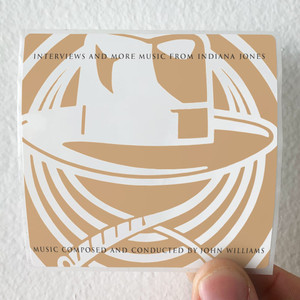 John Williams Indiana Jones The Soundtracks Collection 1 Album Cover Sticker