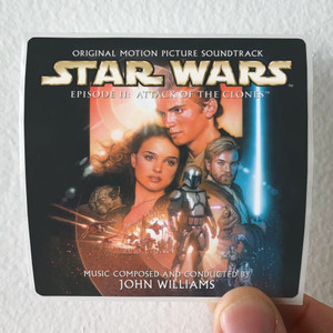 John Williams Star Wars Episode Ii Attack Of The Clones Album Cover Sticker