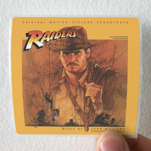 John Williams Raiders Of The Lost Ark Album Cover Sticker