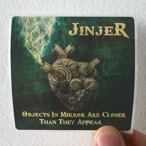 Jinjer Objects In Mirror Are Closer Than They Appear Album Cover Sticker Jinjer Objects In Mirror Are Closer Than They Appear Album Cover Sticker