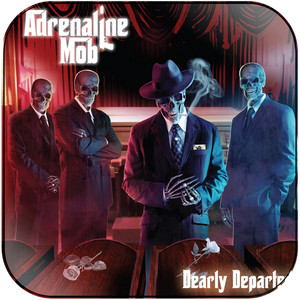 Adrenaline Mob Dearly Departed Album Cover Sticker Album Cover Sticker Adrenaline Mob Dearly Departed Album Cover Sticker Album Cover Sticker