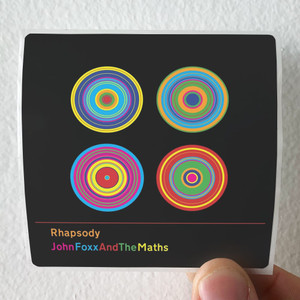 John Foxx and the Maths Rhapsody Album Cover Sticker John Foxx and the Maths Rhapsody Album Cover Sticker