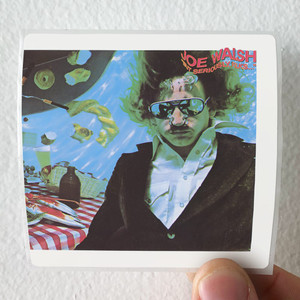 Joe Walsh But Seriously Folks Album Cover Sticker Joe Walsh But Seriously Folks Album Cover Sticker