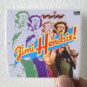 Jimi Hendrix Attention Jimi Hendrix Album Cover Sticker Jimi Hendrix Attention Jimi Hendrix Album Cover Sticker
