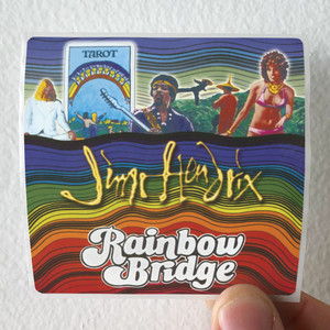 Jimi Hendrix Rainbow Bridge 1 Album Cover Sticker Jimi Hendrix Rainbow Bridge 1 Album Cover Sticker