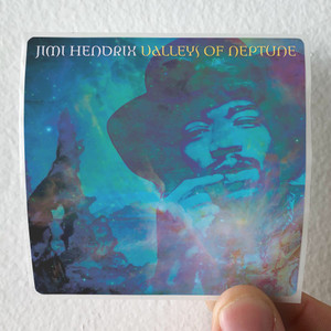 Jimi Hendrix Valleys Of Neptune Disc 1 Album Cover Sticker Jimi Hendrix Valleys Of Neptune Disc 1 Album Cover Sticker