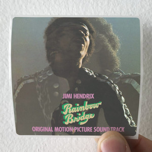 Jimi Hendrix Rainbow Bridge 2 Album Cover Sticker Jimi Hendrix Rainbow Bridge 2 Album Cover Sticker