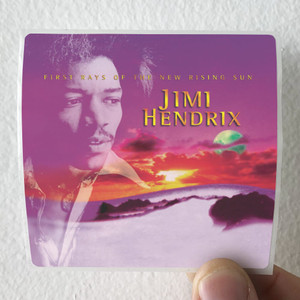 Jimi Hendrix First Rays Of The New Rising Sun Album Cover Sticker Jimi Hendrix First Rays Of The New Rising Sun Album Cover Sticker