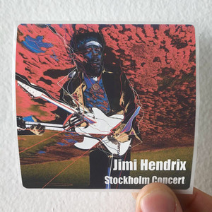 Jimi Hendrix Stockholm Concert Album Cover Sticker Jimi Hendrix Stockholm Concert Album Cover Sticker