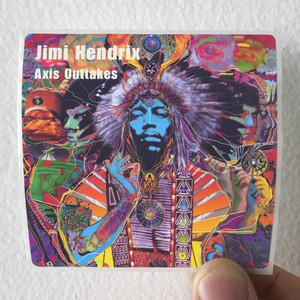 Jimi Hendrix Axis Outtakes Album Cover Sticker