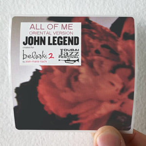 John Legend All Of Me Tistos Birthday Treatment Remix Album Cover Sticker