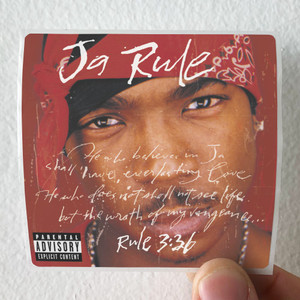 Ja Rule Rule 336 Album Cover Sticker Ja Rule Rule 336 Album Cover Sticker