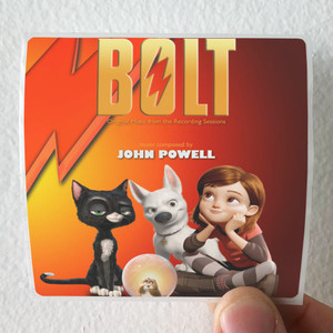 John Powell Bolt Album Cover Sticker John Powell Bolt Album Cover Sticker