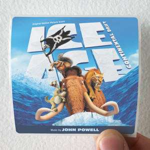 John Powell Ice Age Continental Drift Album Cover Sticker