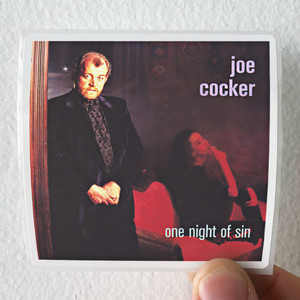 Joe Cocker One Night Of Sin Album Cover Sticker