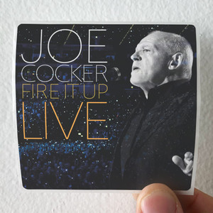 Joe Cocker Fire It Up Live Album Cover Sticker Joe Cocker Fire It Up Live Album Cover Sticker