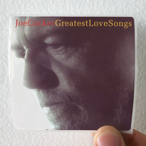 Joe Cocker Greatest Love Songs Album Cover Sticker