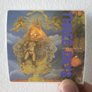 Janes Addiction Three Days Album Cover Sticker Janes Addiction Three Days Album Cover Sticker