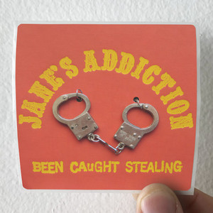 Janes Addiction Been Caught Stealing 1 Album Cover Sticker Janes Addiction Been Caught Stealing 1 Album Cover Sticker
